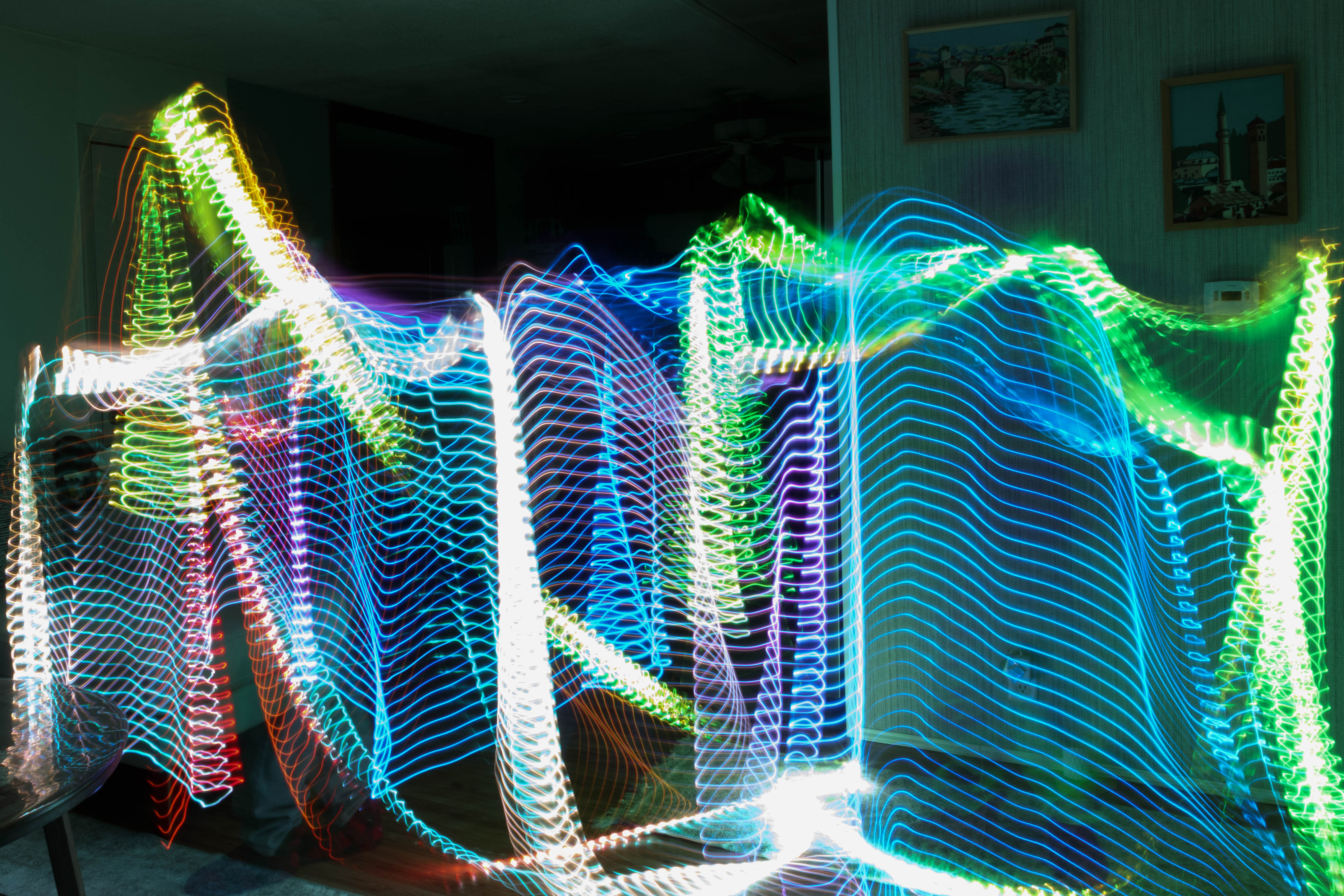 Light painting from the slow shutter project